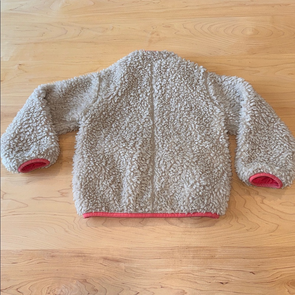 Patagonia Toddler Girls Retro-X Fleece Jacket in Pink 3T | Kids Sherpa Fleece - Picture 7 of 10